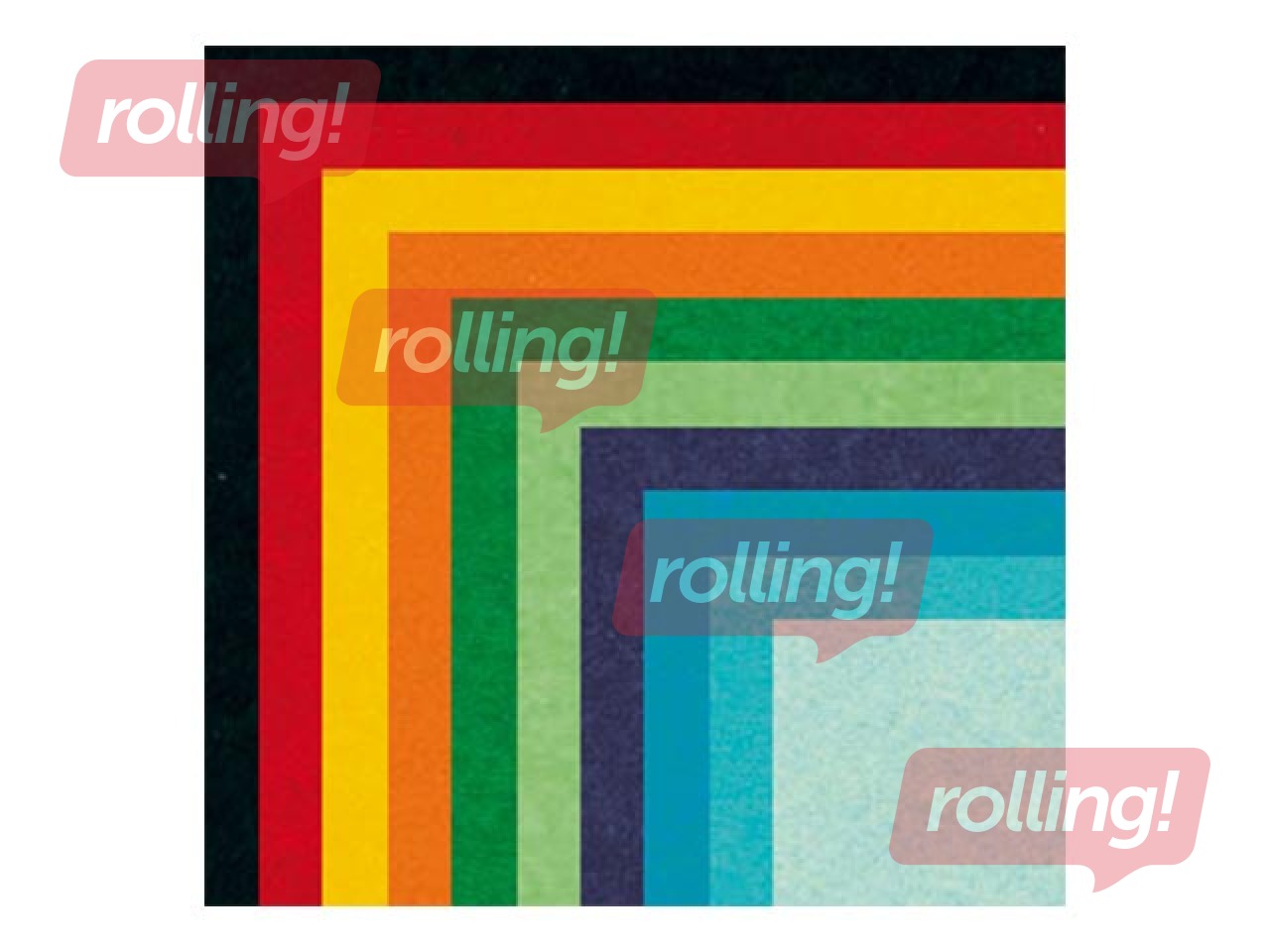 Cardboard double-sided Bristol, A1+, different colors, 20 sheets