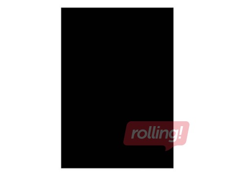 Kartons Rainbow divpusējs, A3, melns, 230g/m², 25 loksnes
