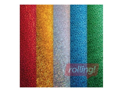 Набор голографического картона, односторонний, А4, разные цвета, 15 листов