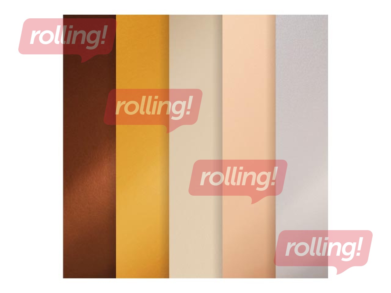 Kartons ar spīdumu, vienpusējs, A4, dažādas krāsas, 15 loksnes