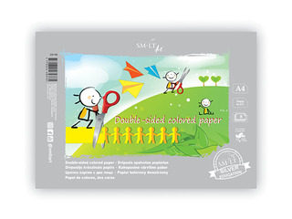 Coloured paper, double-sided, A4, 8 pages