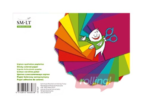 Самоклеящяяся апликационная бумага SM·LT, A4, 80г/м², 8 листов