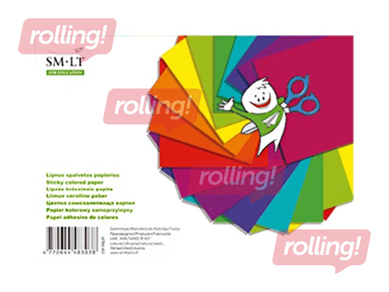 Voltimispaber liimuv SM·LT, A5, 80g/m², 8 lehte