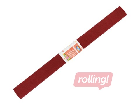 Kreppapīrs Maildor, 0.5x2.5m, bordo