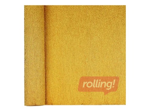 Kreppapīrs, 0.5x2m, zelta