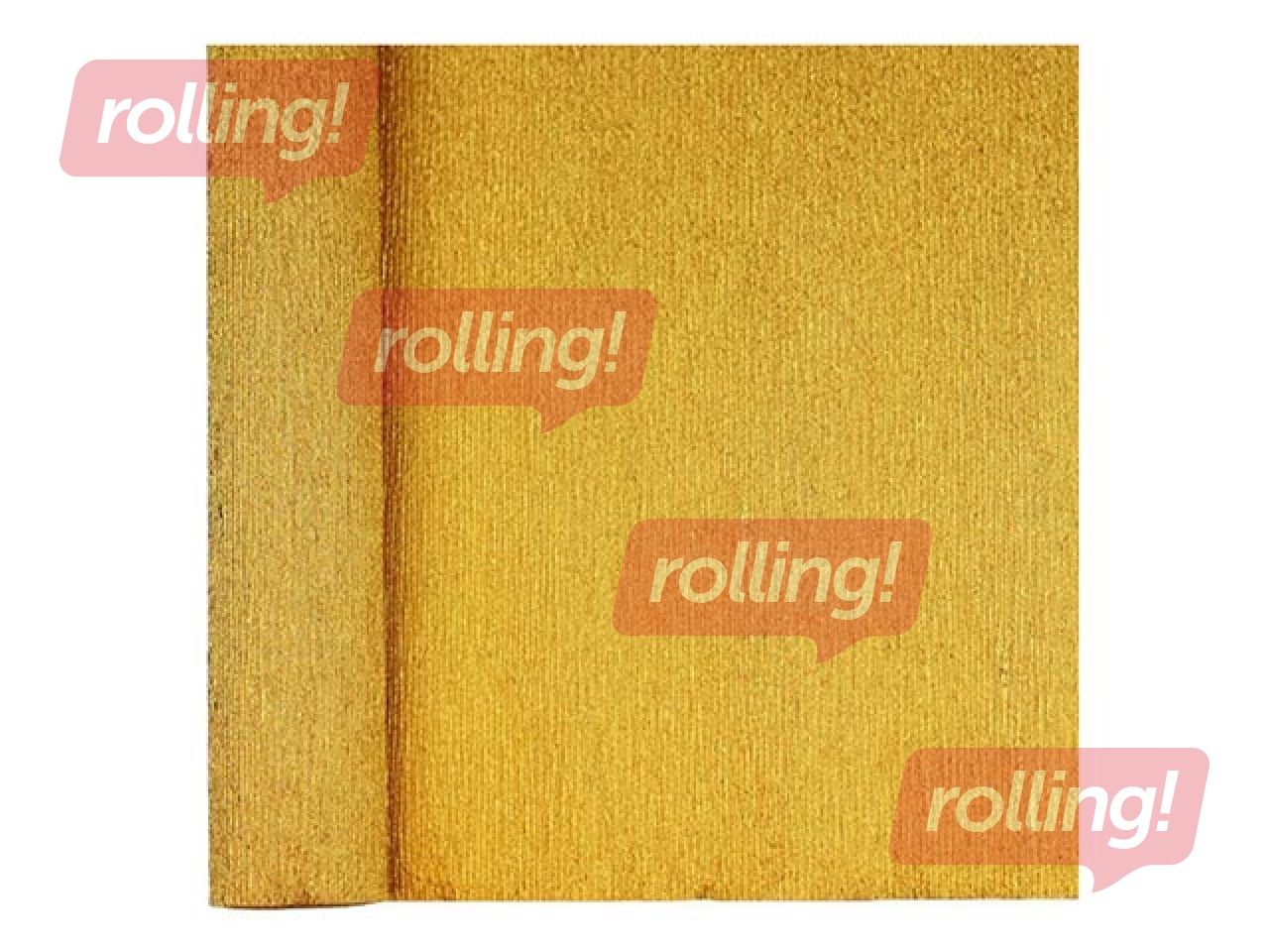 Kreppapīrs, 0.5x2m, zelta