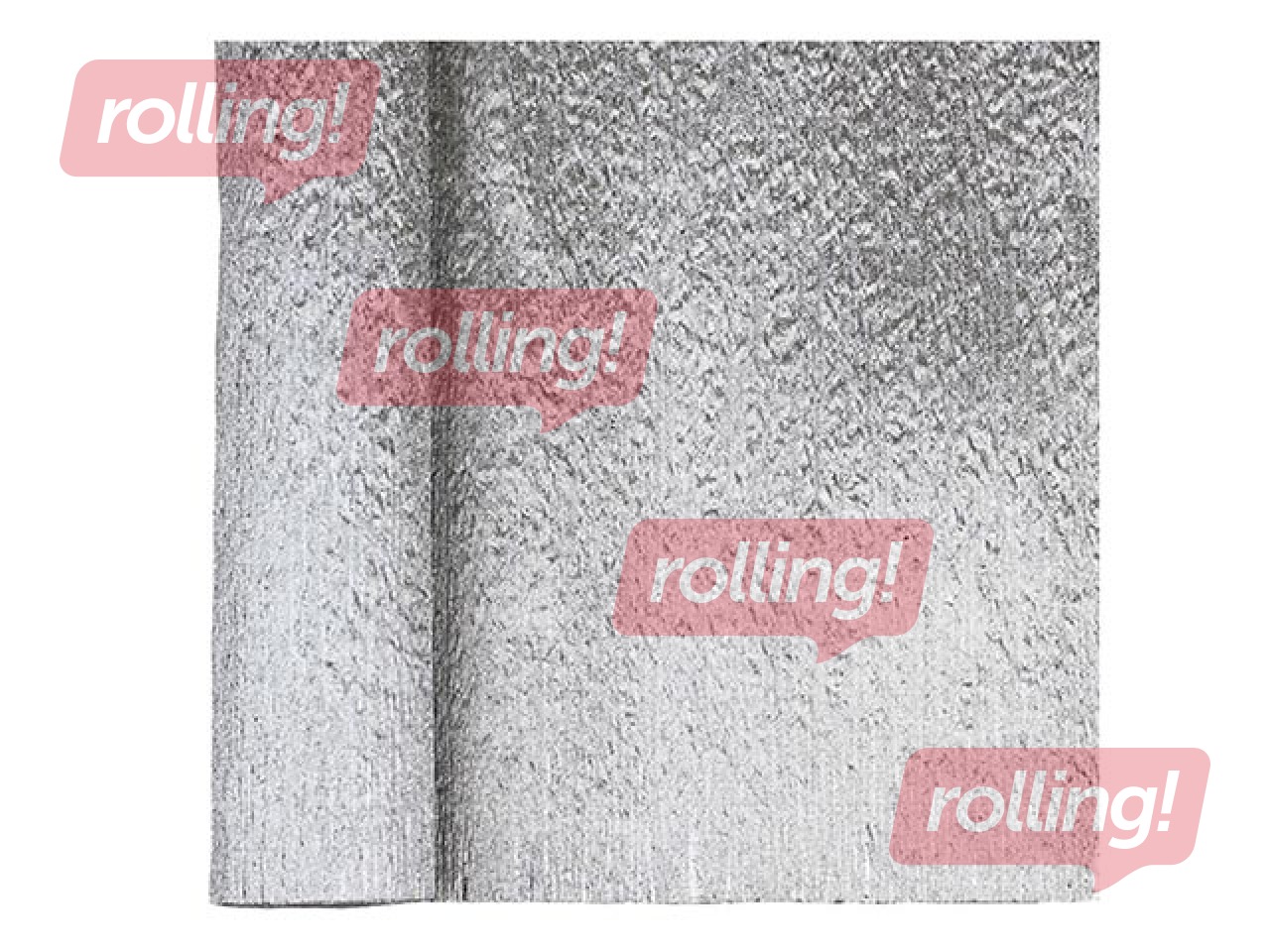 Kreppapīrs, sudraba, 0.5x2m