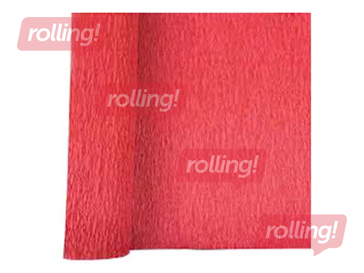 Crepe paper 0.5x2.0 m, red