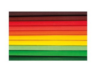 Krepp-paber Happy Color Autumn, 25x200cm, erinevad värvid, 10 rulli