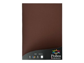 Colored paper Pollen, No.61, A4, dark brown, 120g/m², 50 sheets