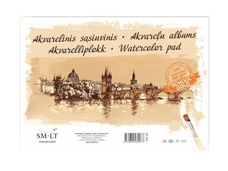 Акварельный альбом, A3, 200г/м², 10 листов