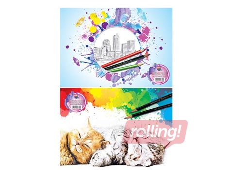 Joonistusvihik, A4, 90g/m², 30 lehte