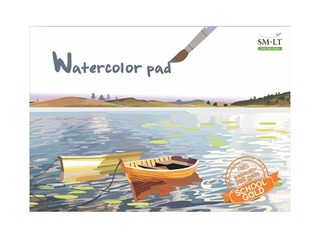 Акварельный альбом, A4, 210г/м², 20 листов