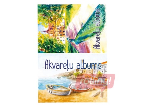 Akvareļu albums, A4, 210 g/m2, 15 loksnes