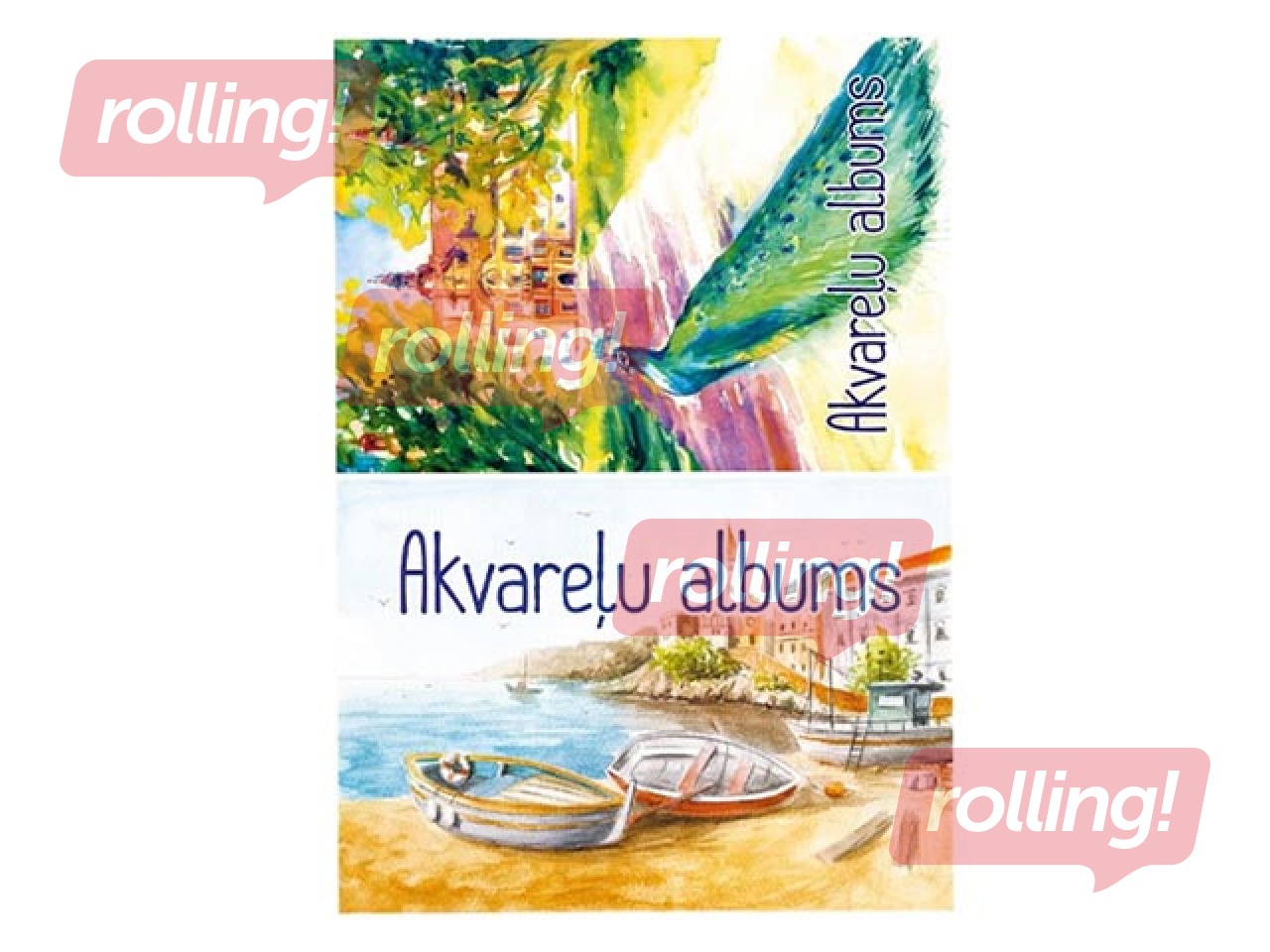 Akvareļu albums, A4, 210 g/m2, 15 loksnes