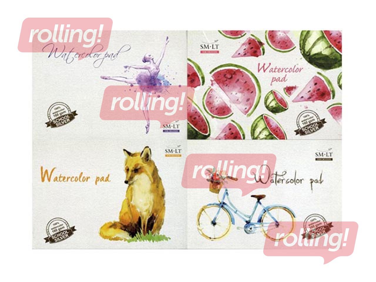 Watercolor album, A4, 160g/m², 20 sheets