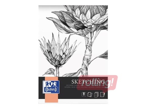 Альбом для рисования Oxford, A4, 120г/м², 50 листов