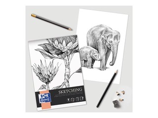 Sketching pad  Oxford, A4, 120g/m², 50 sheets