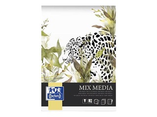 Mix media pad Oxford, A4, 225g/m², 25 sheets