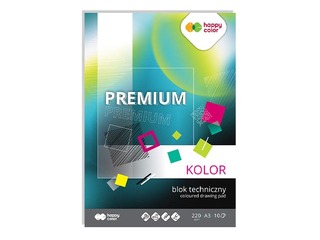 Картон Happy Color, A3, 220г/м², 10 цветных листов