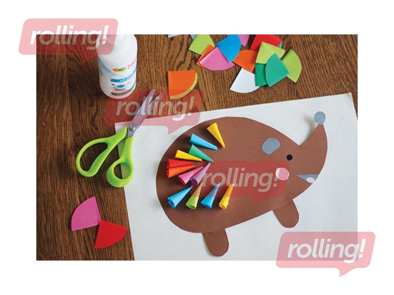 Kartons Happy Color, A3, 220g/m², 10 krāsainas loksnes