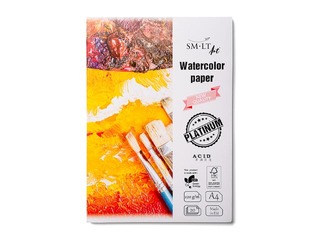 Akvareļu albums SM·LT, A4, 220g/m², 20 loksnes