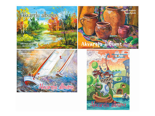 Альбом для акварели, A4, 180г/м2, 20 листов