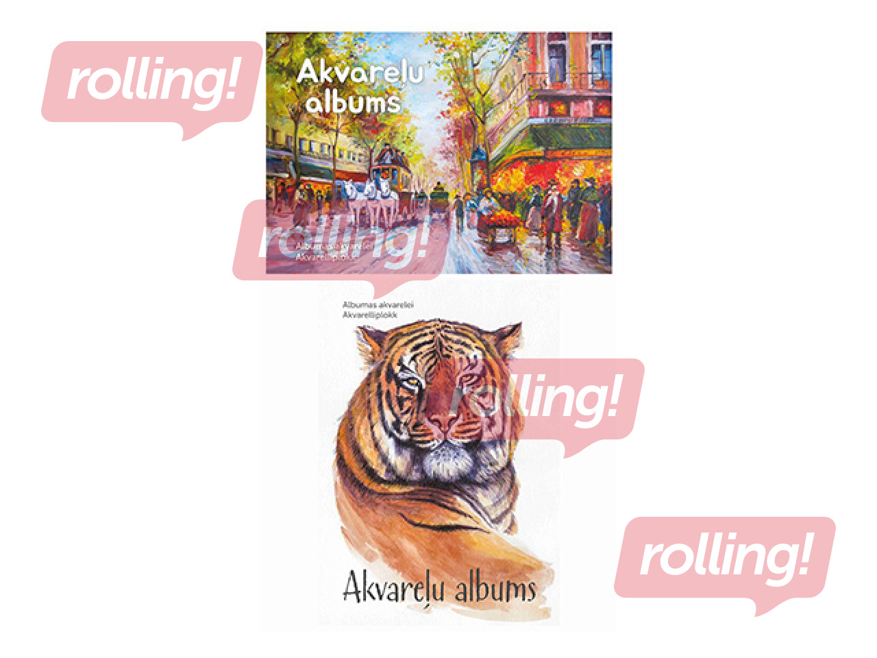 Akvareļu albums, A3, 180 g/m2, 20 loksnes