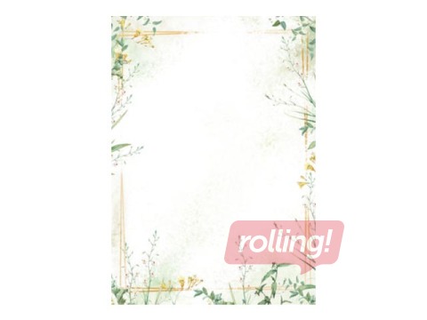 Decorative paper Meadow Sheet, A4, 100g/m², 50 sheets