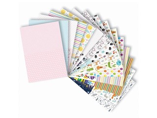 Дизайнерская бумага с мотивом KIDS, A4, 80г/м², 15 листов, 30 мотивов