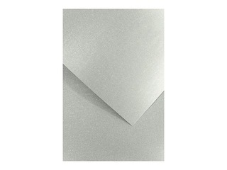 Дизайнерская бумага Millenium, серебристая, A4, 180г/м², 20 листов