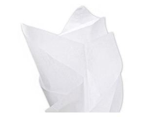 Шелковая бумага декоративная Blanc 100, 18г/м², 50x75см, 24 листов