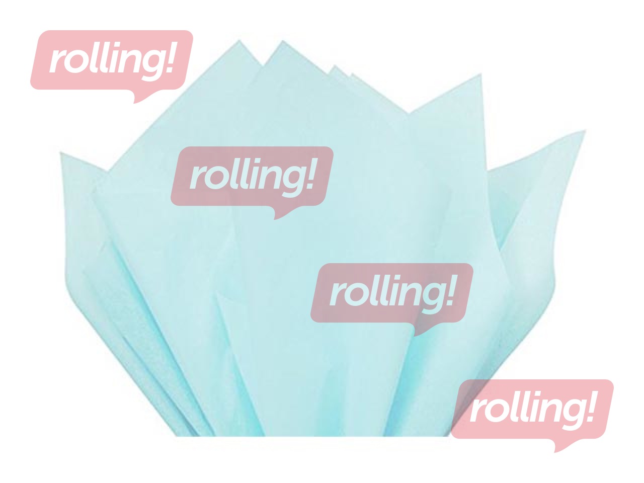 Zīdpapīrs dekoratīvais Bleu Artctique 2, 18g/m², 50x75cm, 24 loksnes