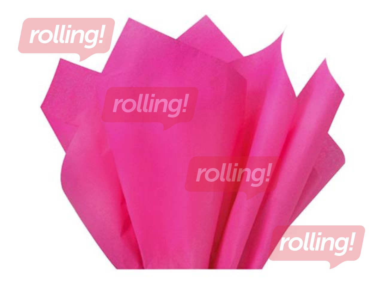 Zīdpapīrs dekoratīvais Fuchsia 8, 18g/m², 50x75cm, 24 loksnes