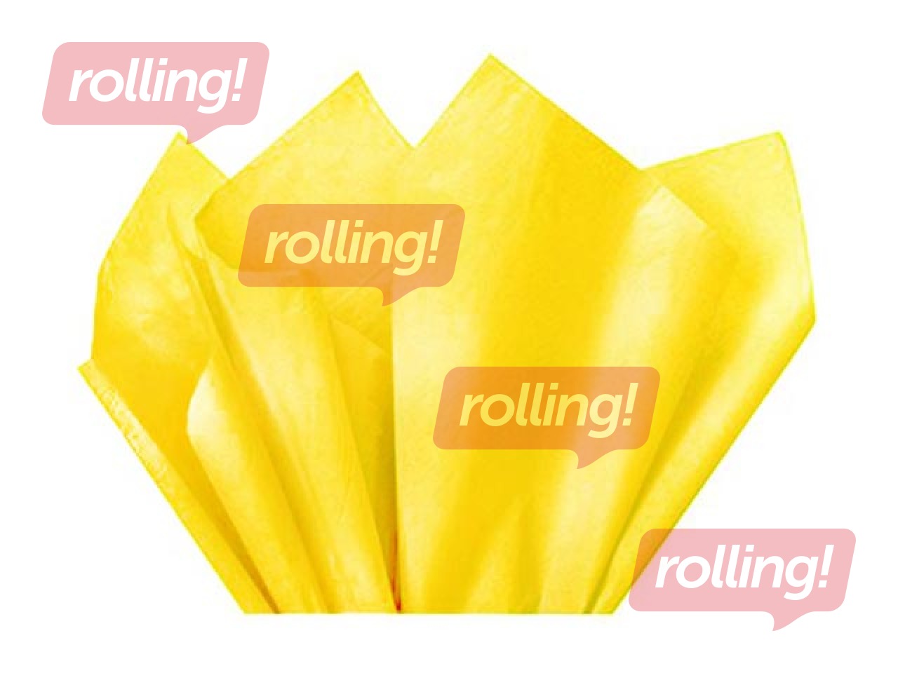 Zīdpapīrs dekoratīvais Bouton d'Or 11, 18g/m², 50x75cm, 24 loksnes