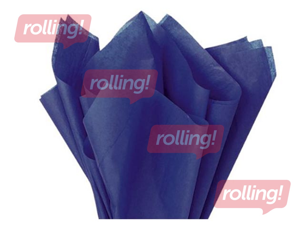 Шелковая бумага декоративная Bleu Roy 18, 18г/м², 50x75см, 24 листов
