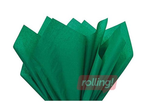 Шелковая бумага декоративная Vert jade 42, 18г/м², 50x75см, 24 листов