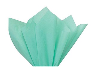 Siidipaber Vert d'Eau 73, 18g/m², 50x75cm, 24 lehte