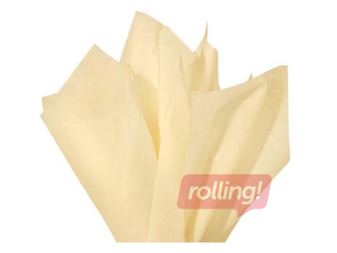 Zīdpapīrs dekoratīvais Vanille 126, 18g/m², 50x75cm, 24 loksnes