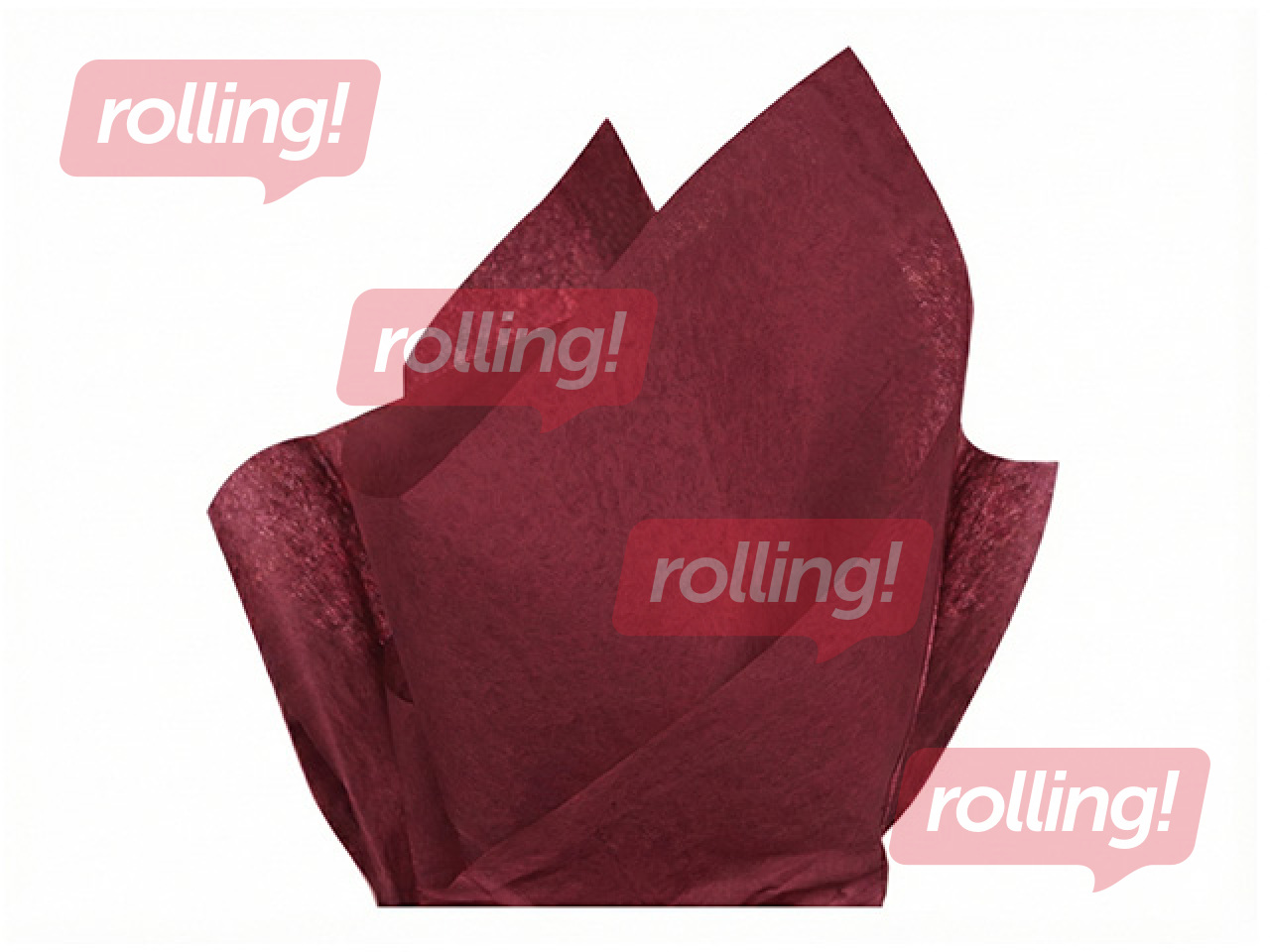 Шелковая бумага декоративная Rouge brique 152, 18г/м², 50x75см, 24 листов
