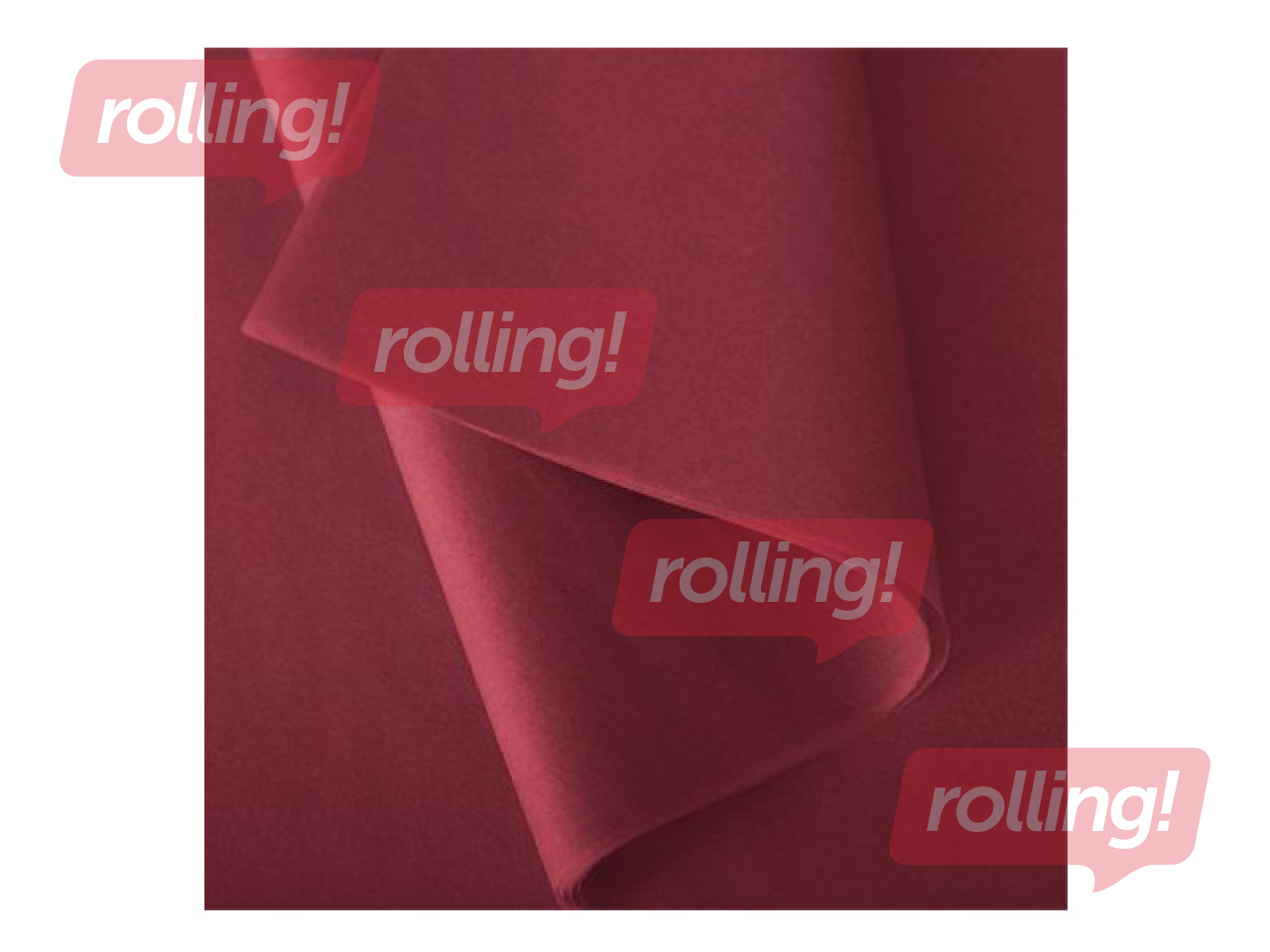 Шелковая бумага декоративная Rouge brique 152, 18г/м², 50x75см, 24 листов