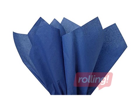 Zīdpapīrs dekoratīvais Bleu marine 183, 18g/m², 50x75cm, 24 loksnes