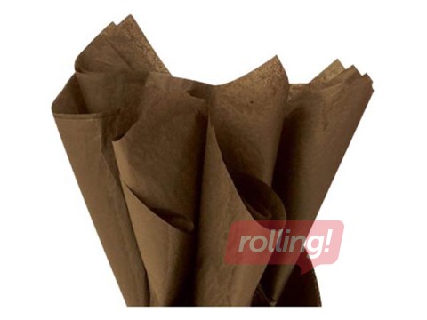 Zīdpapīrs dekoratīvais Brun 202, 18g/m², 50x75cm, 24 loksnes