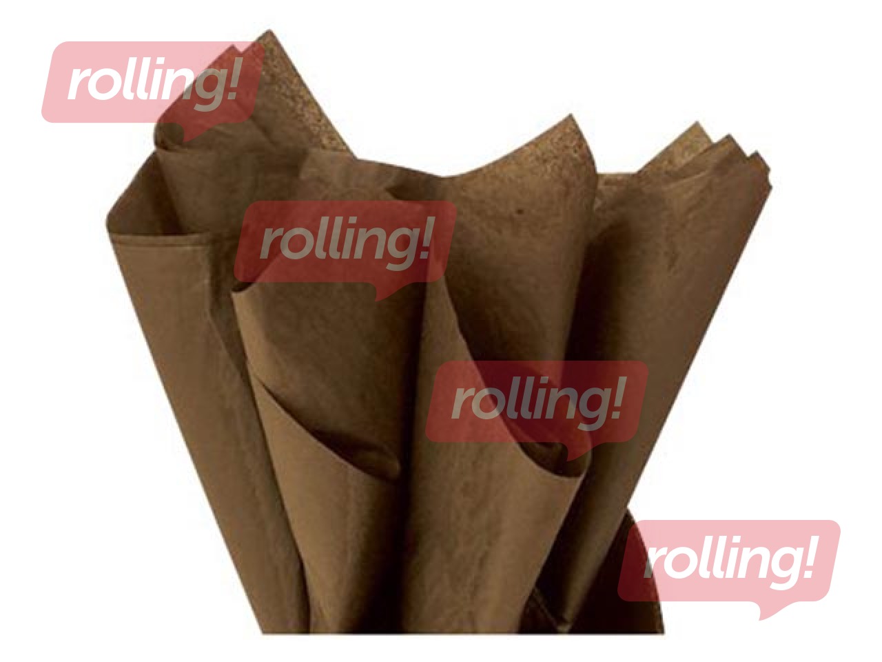 Zīdpapīrs dekoratīvais Brun 202, 18g/m², 50x75cm, 24 loksnes