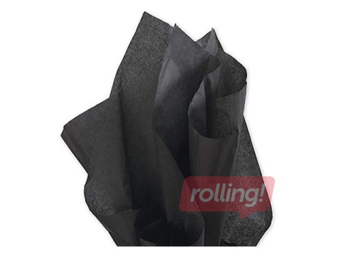 Zīdpapīrs dekoratīvais Noir 210, 18g/m², 50x75cm, 24 loksnes