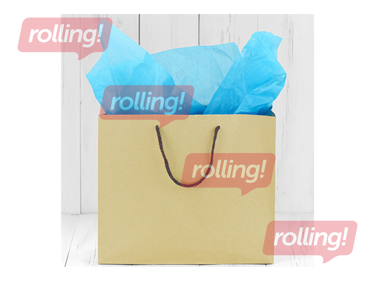 Zīdpapīrs dekoratīvais, zils, 15g/m², 50x65cm, 10 loksnes