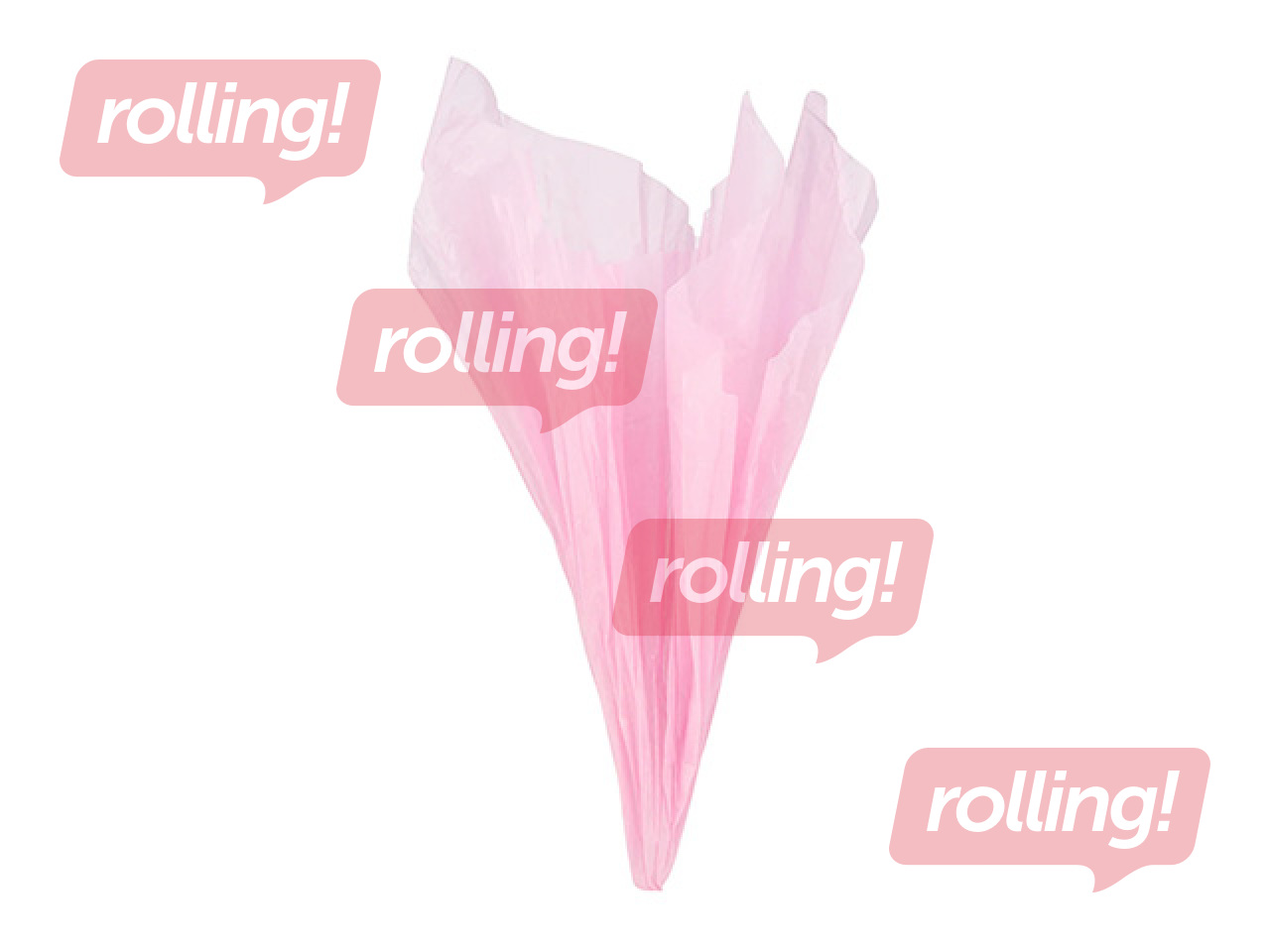 Decorative tissue paper, pink, 15g/m², 50x65cm, 10 sheets