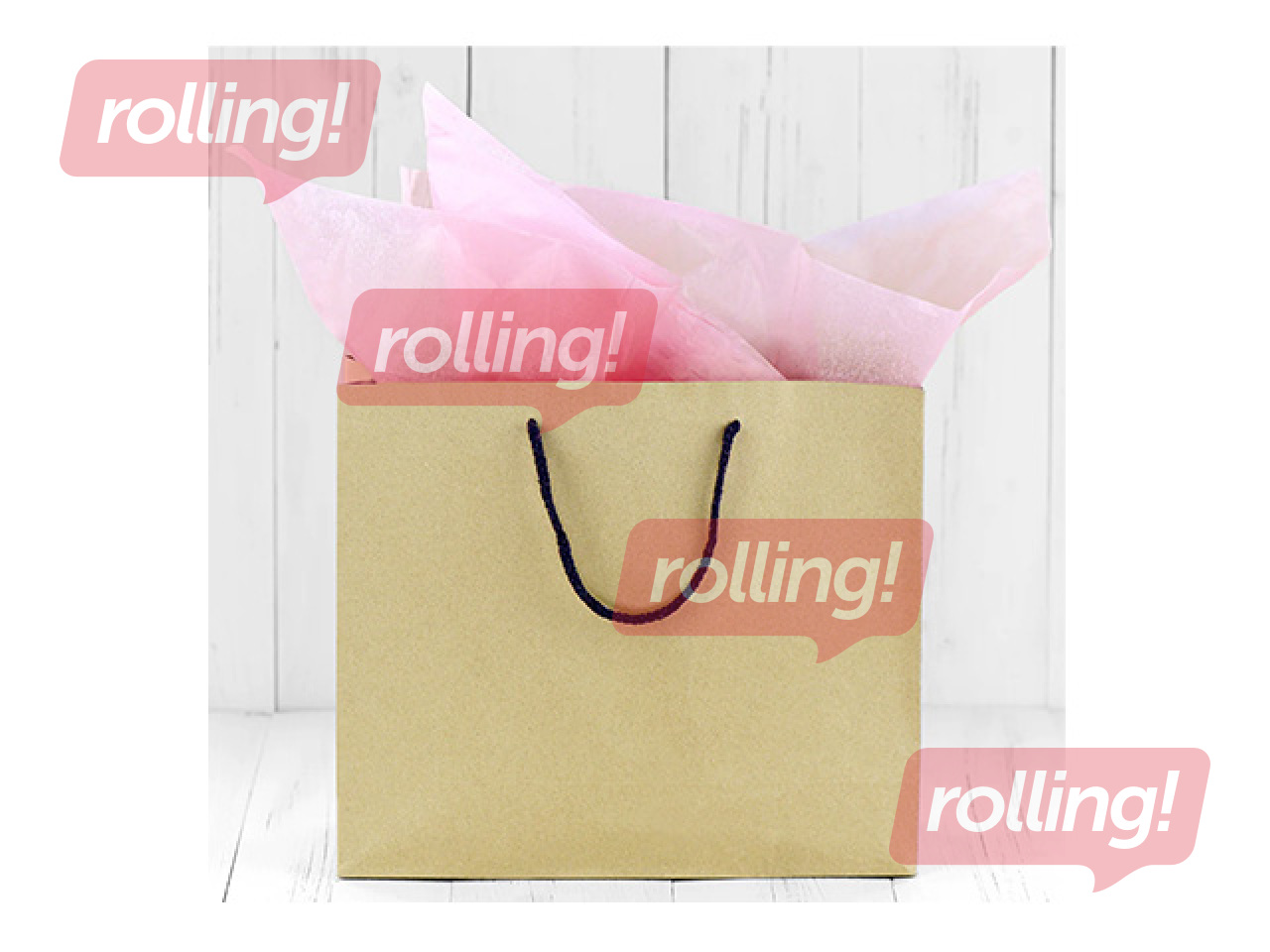 Decorative tissue paper, pink, 15g/m², 50x65cm, 10 sheets