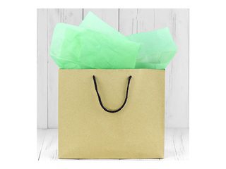 Zīdpapīrs dekoratīvais, zaļš, 15g/m², 50x65cm, 10 loksnes