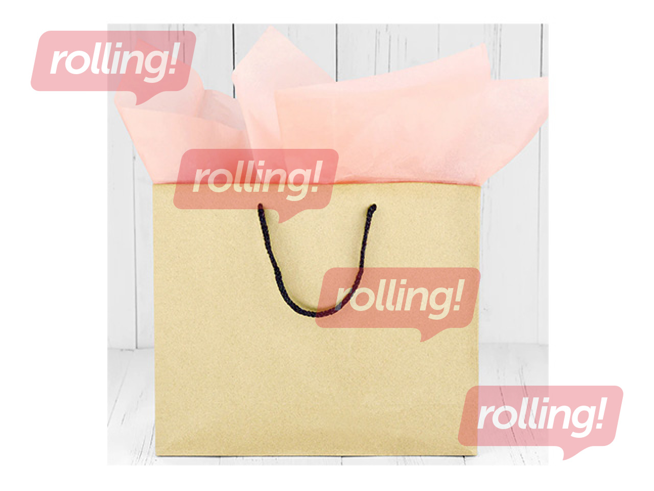 Zīdpapīrs dekoratīvais, laša krāsa, 15g/m², 50x65cm, 10 loksnes